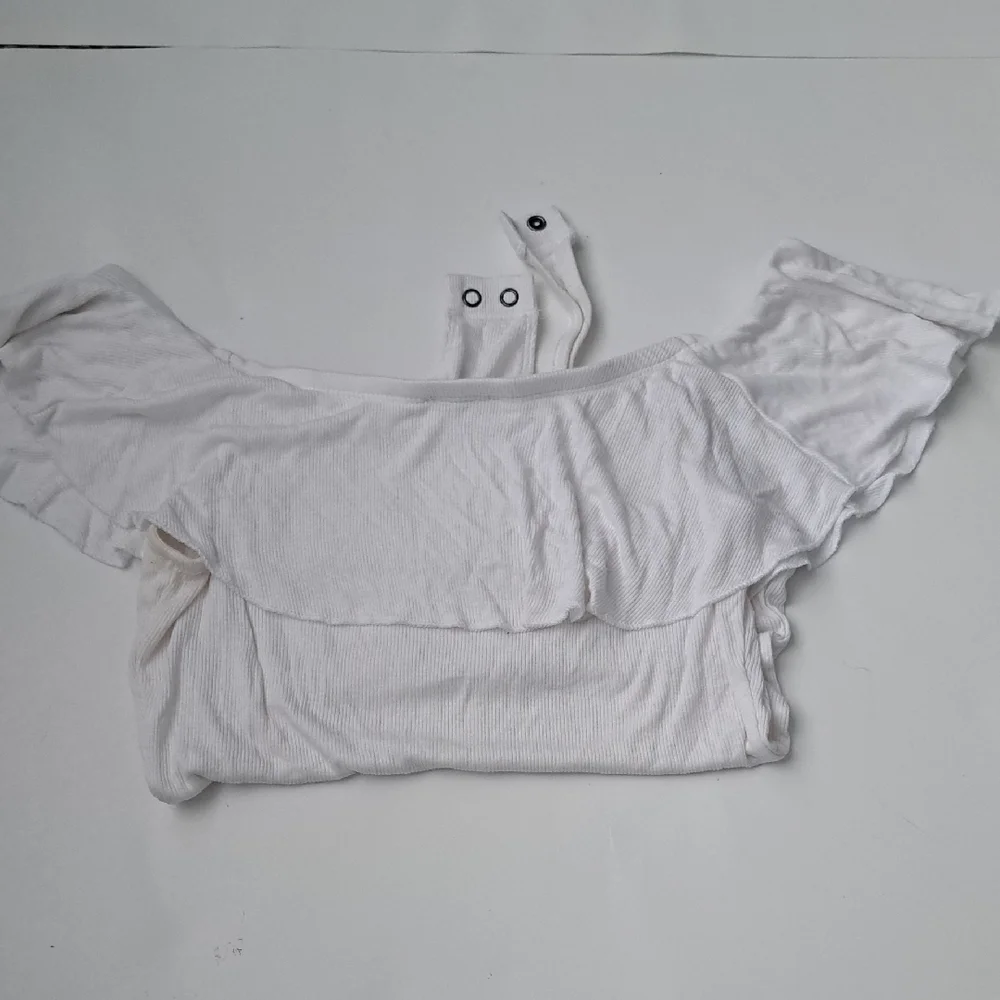Express White Ribbed Top - Picture 4 of 8